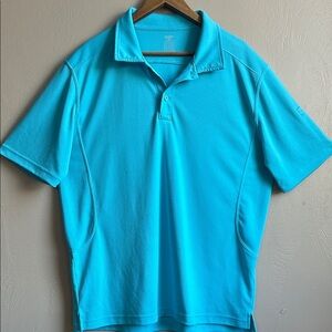 CQR Men's Blue Polo Shirt. Size XL.